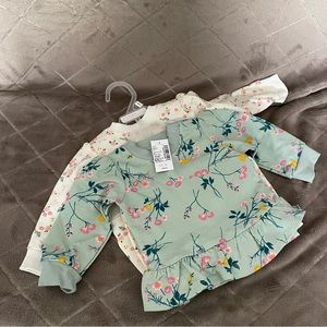 NWT 4pc Set 6-9 Months Baby Girl Floral Set -The Children's Place